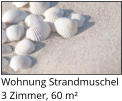 Wohnung Strandmuschel 3 Zimmer, 60 m²